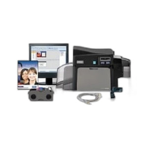 HID 52600 Fargo DTC4250e Single Side Printer Bundle