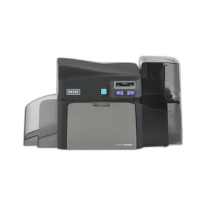 HID 52602 Fargo DTC4250e Dual Side Printer Bundle