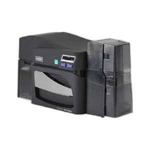 HID 55538 Fargo DTC4500e L2 MAG 5127 Lock ID card printer front view