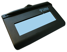 HID T-L462-HSB-R Topaz SigGem 1x5 signature pad for digital document signing and authentication
