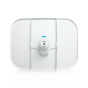 Ubiquiti LBE-M5-23-US 5 GHz wireless bridge specifications label and ports