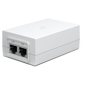 Ubiquiti POE-24-30W-G-WH adapter connector and cable detail