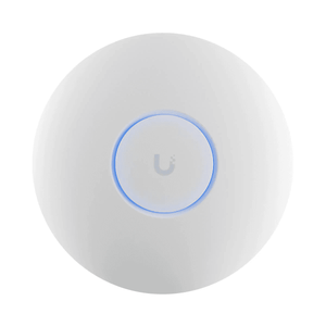 Ubiquiti U7-LITE-US WiFi 7 Access Point white compact wireless router front view