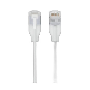 Ubiquiti UACC-CABLE-PATCH-EL-C6A-8M-W Ultra-Thin Braided 10GbE Patch Cable (view 4)