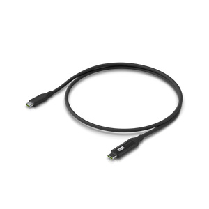 UACC-CABLE-USB-100W-1M-BK Ubiquiti black USB-C cable 1 meter length product shot