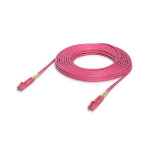 Ubiquiti OM4 multi-mode fiber patch cord UACC-OFC-M2-LULU-0.5M-50 connector detail