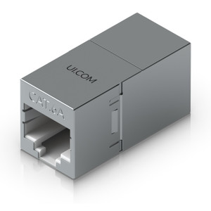 Ubiquiti UACC-RJ45-COUPLER-C6A Compact RJ45 Inline Coupler