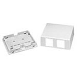 International Connectors and Cable Surface Mount Box 2-PORT White - IC107SB2WH