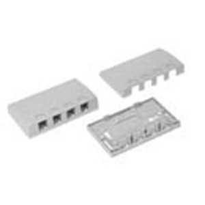 International Connectors and Cable Surface Mount Box Elite 4-PORT White (special - IC108SB4WH