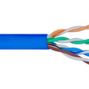 International Connectors and Cable Cat 6 500 UTP Solid Cable 23G 4P CMR 1 000 FT Blue - ICCABR6VBL