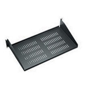 International Connectors and Cable Rack Shelf 10IN. Deep Single Vented 2 RMS - ICCMSRSV10