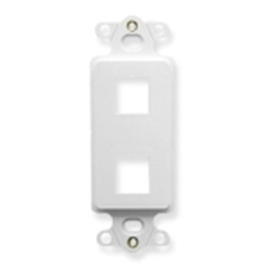 International Connectors and Cable Insert Decorex 2-PORT White - IC107DI2WH