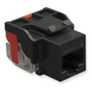 International Connectors and Cable Module Cat 6 EZ Black - IC1078L6BK