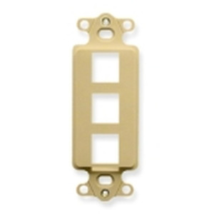 International Connectors and Cable Insert Decorex 3-PORT Ivory - IC107DI3IV