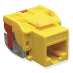 International Connectors and Cable Module Cat 6 EZ Yellow - IC1078L6YL