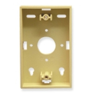 International Connectors and Cable Mounting Box Low-Profile 1-GANG Ivory - IC250MBSIV