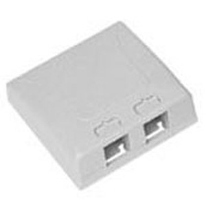 International Connectors and Cable Surface Mount Box Elite 2-PORT Ivory - IC108SB2IV