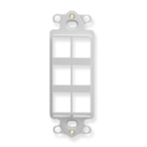 International Connectors and Cable Insert Decorex HD 6-PORT White - IC107DI6WH