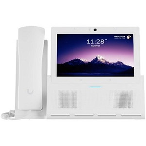 Ubiquiti UTP-TOUCHMAX-WHITE UniFi Talk phone display and control panel detail
