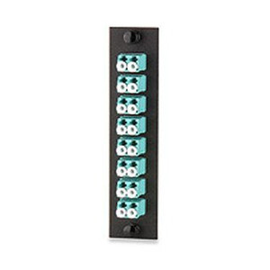 Signamax 8-Port (16 Fiber) LC OM3/OM4 Adapter Plate Ceramic Sleeve - UFE-B-08LC-G