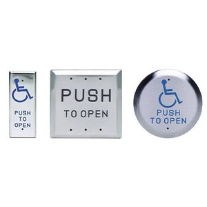 SDC Security Door Controls 484A4U Square Gang Push Plate Switch
