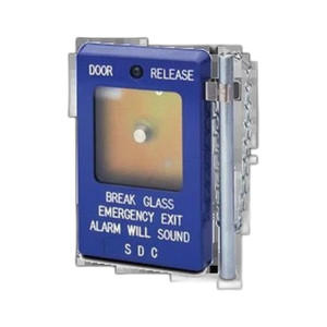 SDC 491 Blue Break Glass Emergency Door Controller