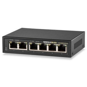Signamax C-100 4 Port Gigabit PoE+ Switch - SC10110