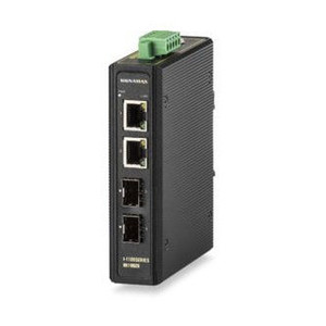 Signamax I-1100 Gigabit SFP Industrial Media Converter - 2 RJ45 Ports 2 SFP Ports - MI10020