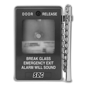 SDC/Security Door Controls 801AL Aluminum Plate Keyswitch