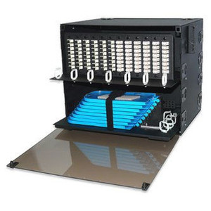 Signamax 72- to 288-Fiber Optical Fiber Distribution Enclosure Black - UFD12-B