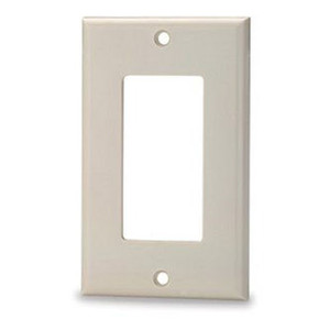 Signamax Single Gang Decora Style Faceplate Light Ivory - SKFD-1
