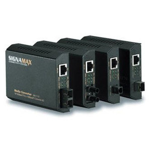 Signamax 10/100BaseT/TX to 100BaseFX Mu ltimode/ST 2 km - 065-1100
