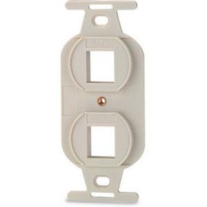 Signamax 2-Port 106 Type Keystone Adapter Ivory - 106A-2