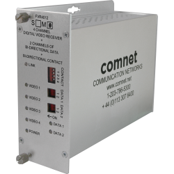 Comnet FVT4012S1 Fiber Video Transmitter SFP Module for surveillance systems
