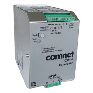 ComNet PS-A48280 48VDC Industrial Grade DIN Rail Power Supply