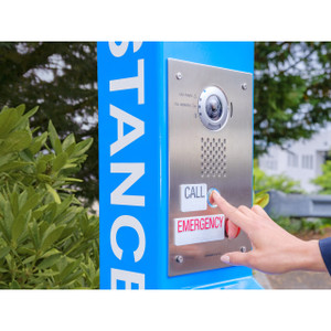 Aiphone IX-DVF-2RA-FR IP Video Emergency Station 2 Bttn French