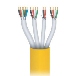 Paige Electric 454694APR 16/2c stranded copper FPLP purple security cable for surveillance systems