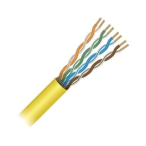Paige Electric 710636AYW Cat 6a SOL Plenum Yellow 1000ft