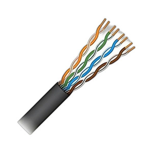 Paige Electric 710648BK Cat 6 SOL Riser Cable 1000ft Black
