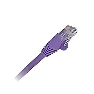 71065407OR orange CAT 6 network patch cord by Paige Electric close-up