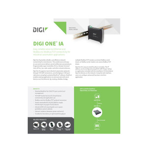 Digi International 70001862 Digi One IA 1-Port RS-232/422/485