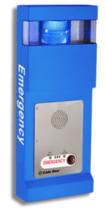 Code Blue CB2A00079 PoE wall bracket installation detail and mounting hardware