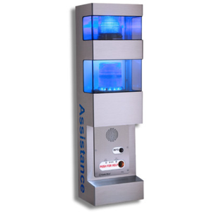 Code Blue CB2E00087 4B Brushed Stainless Steel Wall Mount