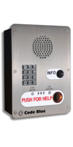 Code Blue CB6F00001 CB6 Flushmount IA4100 Single Button