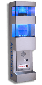 Code Blue Z00049-02 IP speakerphone mounting bracket and connection ports