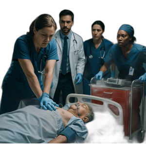 Code Blue 41801 White Emergency Graphic