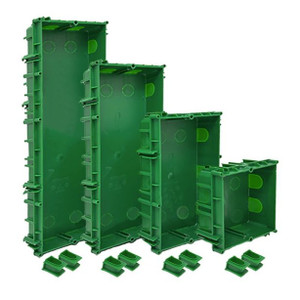 Comelit 3110/3A flush-mounted box 3 modules white intercom system installation