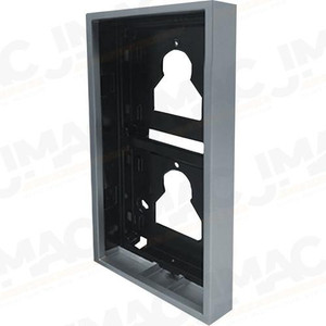 UT9172B Comelit 2-module intercom housing exterior finish and cable entry points