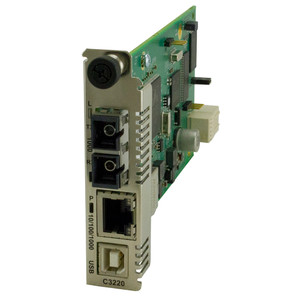 Transition Networks C3220-1014 32-Port Gigabit Ethernet Network Switch front view