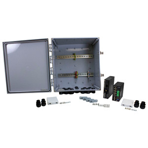 Transition Networks OCA-1AB200-NA 10-Port Managed Cabinet Bundle